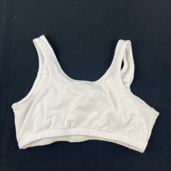 Fruit Of The Loom Sports Bra Womens 38 White Pull Over - Picture 7 of 7